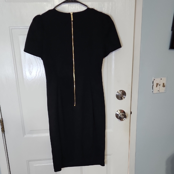 Calvin Klein Classic Black Midi Dress - Picture 4 of 8